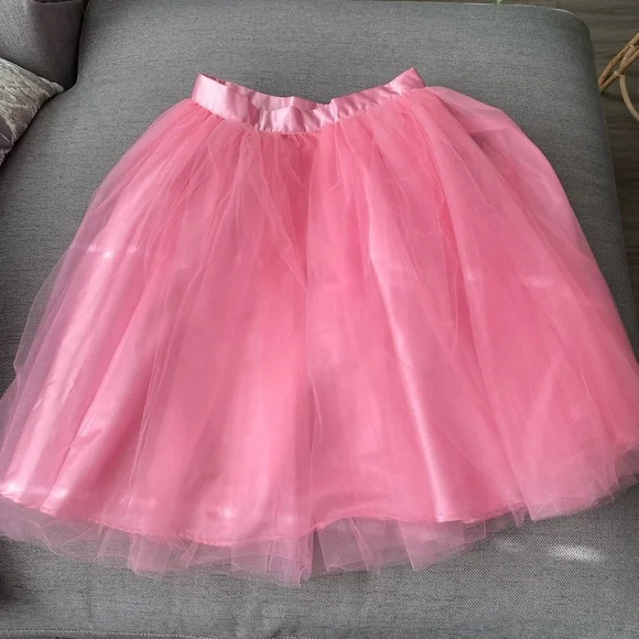 Pink Tulle Skirt
